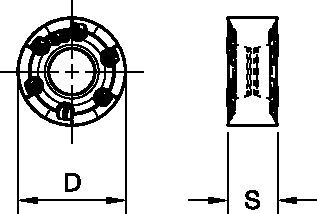 Insertos para Rodeka™ IC 12 • RNGJ12..-GD