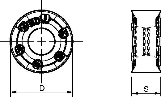 Inserts for KDR • Rodeka™ IC 12 • RNPJ12-HD