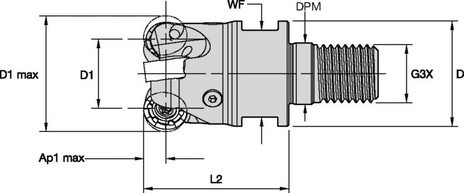 Screw-On End Mills