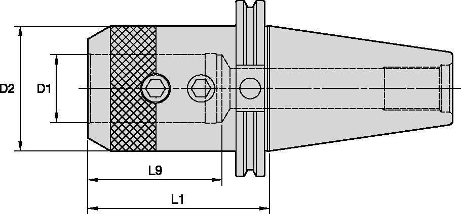 Straight Shank Adapters • Straight Shank with Flats Adapter