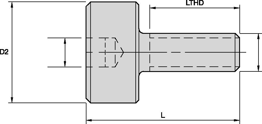 Shell Mill Adapter Lock Screws