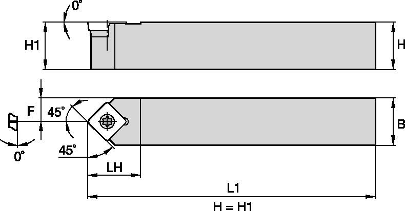 螺纹接口刀片