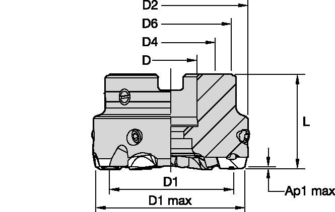 Fix-Perfect™ • Shell Mill • Fine Pitch • Metric