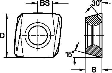 Fix-Perfect™ • Wiper Carbide Insert • MDHX-GD4W • Light Machining