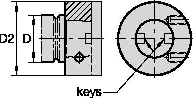 Tightening fixture - HSK - Universal mount