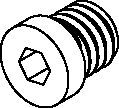 3OOLANT NOZZLE SCREW- 1.60MM HOLE