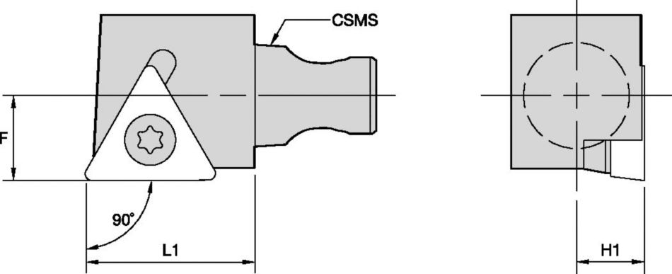 STGC 90° - Micro CU Tool Holders & Adapters - 2226255 - Kennametal