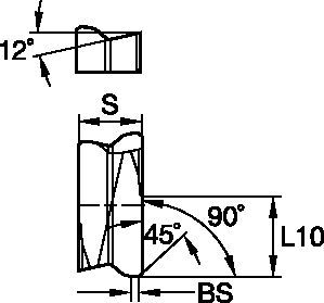 Indexable Inserts • SPHX1205... • Roughing