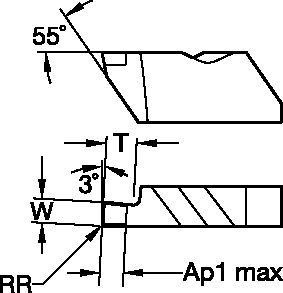 Top Notch™ Groove and Turn Inserts