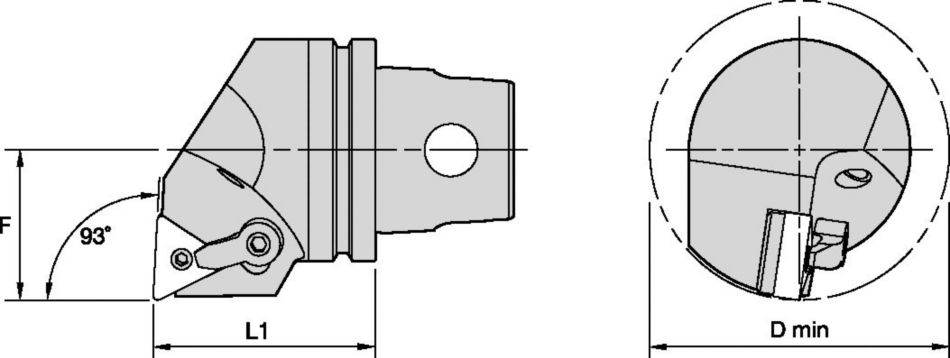 MTU 93° - Metric CU Tooling Systems - 1144903 - WIDIA