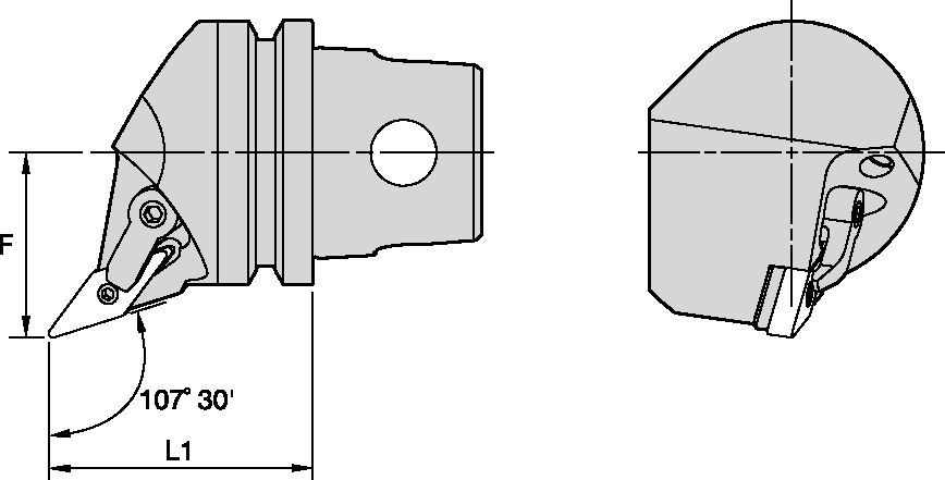 MVH 107° 30' - Metric CU Tooling Systems - 1144909 - WIDIA