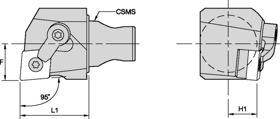 MCLN 95° Tool Holders & Adapters - 3487521 - Kennametal