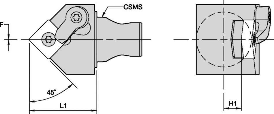 MSDN 45° • KM25 Mini Cutting Units • Kenloc™