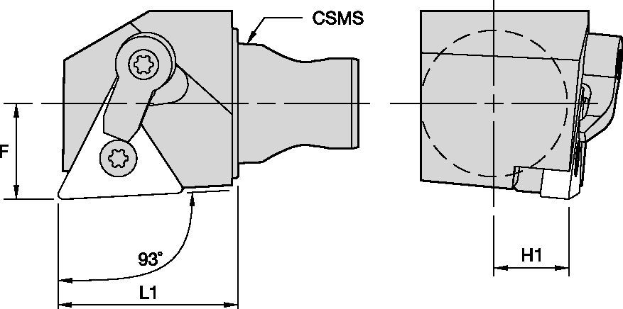 KM25 - MTJ 93° - CU Tooling Systems - 2655594 - WIDIA