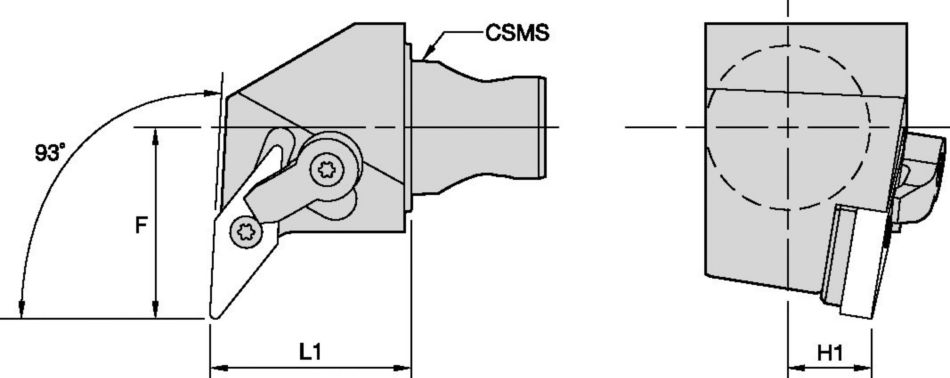 KM25 - MVU 93° - CU Tooling Systems - 2398820 - WIDIA