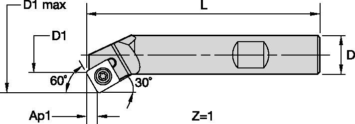 Chamfer Mills 60° Lead • Inch