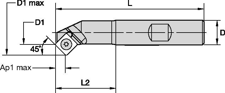 Chamfer Mills 45° Lead • Inch