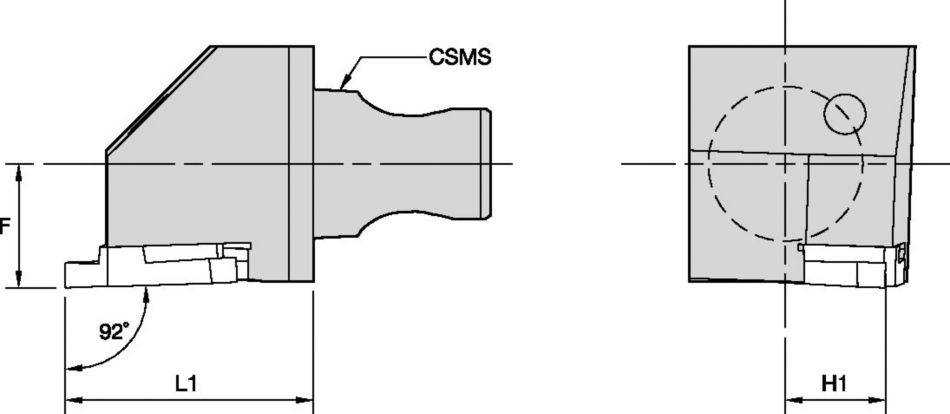 STG 90° - Micro CU Tooling Systems - 1892495 - WIDIA