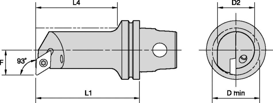 SDU 93° - Metric Steel BB Turning - 1144658 - Kennametal