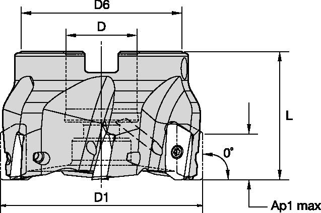 Mill 1-14™ Shell Mills - Inch 2479509 - Kennametal