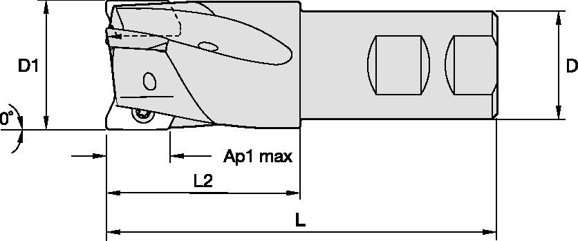 Indexable End Mills