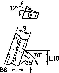 Indexable Inserts • SPHX1205... • Roughing