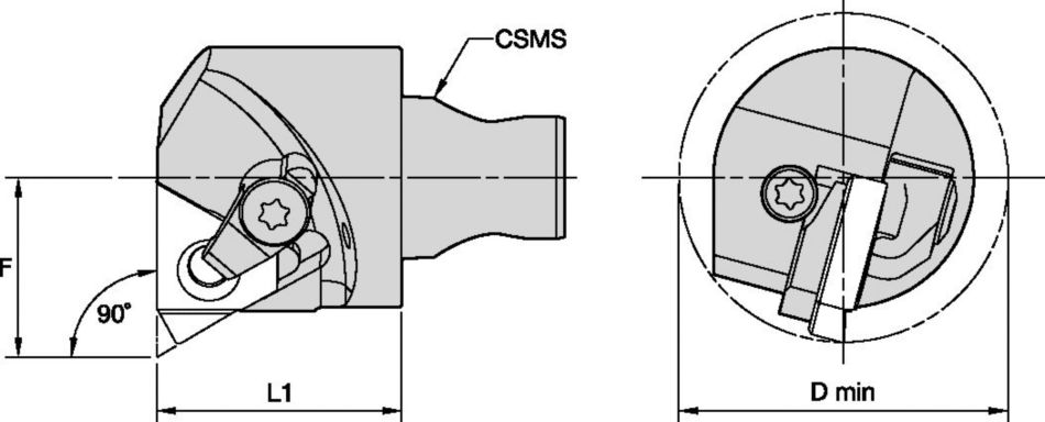 Резьбонарезные пластины LT • Режущие головки KM40TS™ для внутренней обработки