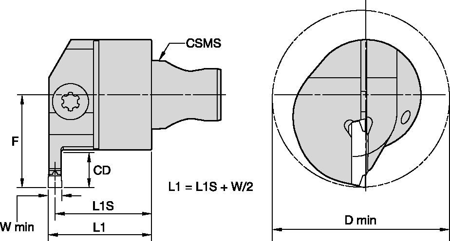 A4EM End Mount Tool Holders & Adapters - 2527482 - Kennametal