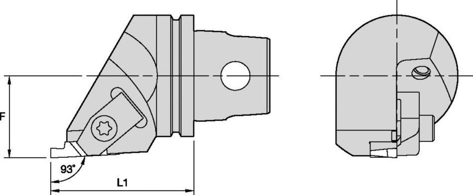 NS 90° CU Tooling Systems - 1019407 - WIDIA