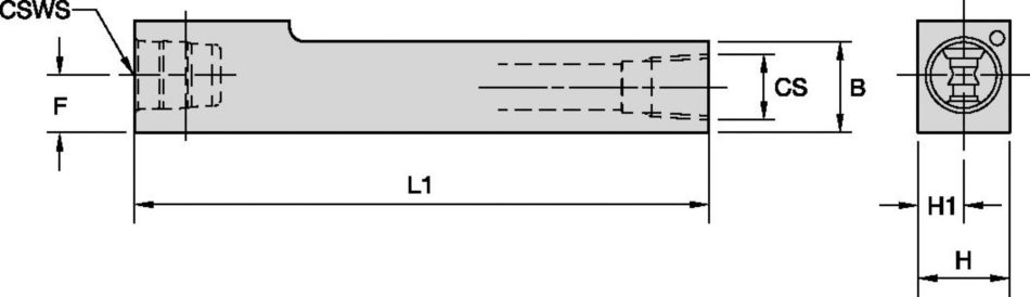 KM-CM-HPC • Square Shank • KM Micro™ Clamping Units