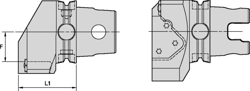 Beyond™ Evolution™ KM40KGMSR50 Toolholder Adapter 1599784 - Kennametal