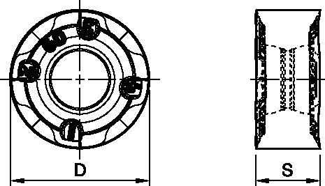 Wendeschneidplatten für Rodeka™ 12X • RNGJ12-GDX