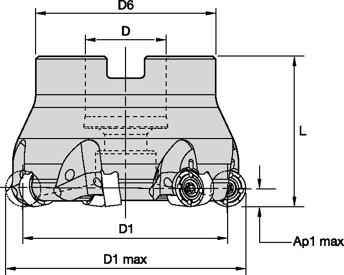 Rodeka™ 12X • RN.J1204…X • Shell Mills • Inch