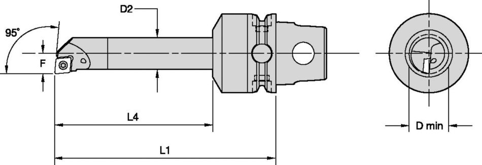 KM40TS™ Internal Cutting Units S-Clamping