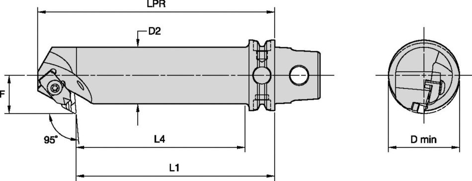 NKX 95°-TS Metric Steel BB