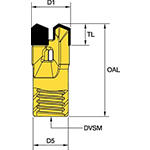 Diâmetro de perfuração 23,5 mm (15/16") • Dois pinos • Acionador DIN 405