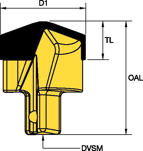 38mm (1-1/2") Drilling Diameter • Square .5" Drive