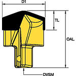 Diâmetro de perfuração de 38 mm (1-1/2") • Acionador Quadrado .5"