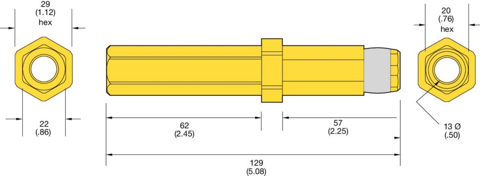 Drill Steel 5420 HEX ADAPTER ASSEMBLY