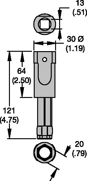 1-1/8" Hex System and 1/2" Square Bit Chuck