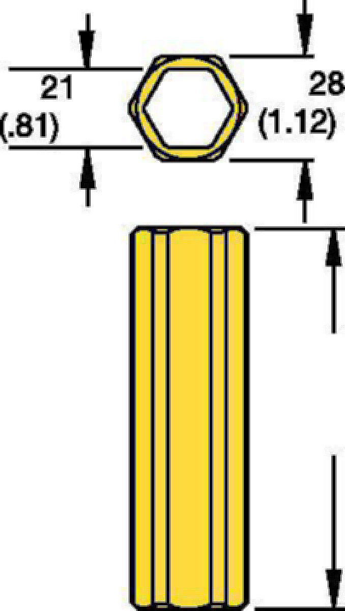 C-образная трубка (системы бурения с шестигранником 1-1/8")