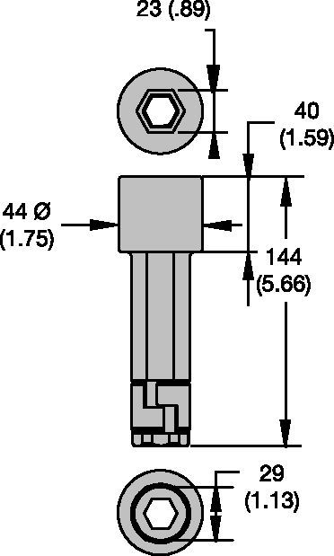 Adaptador de mandril de 5/8" e 7/8"