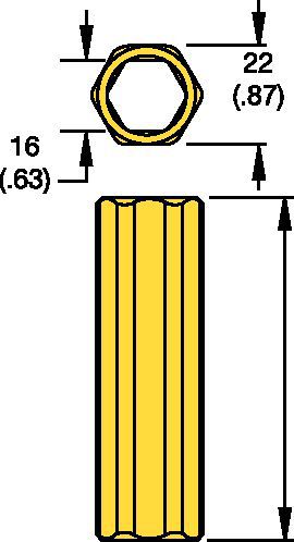 H-Tubing 7/8 Hex Underground Mining - 1011484 - Kennametal