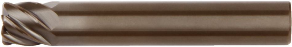 Full Ceramic End Mill for Roughing of Nickel Based Alloys