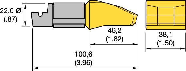 AR150 87ST Gehärtete Stahlkante