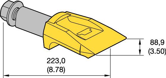 AR350ST Hardened Steel Edge