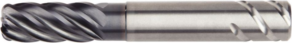 HARVI™ III Solid Carbide End Mill for High Feed Roughing and Finishing with Maximum Metal Removal Rates