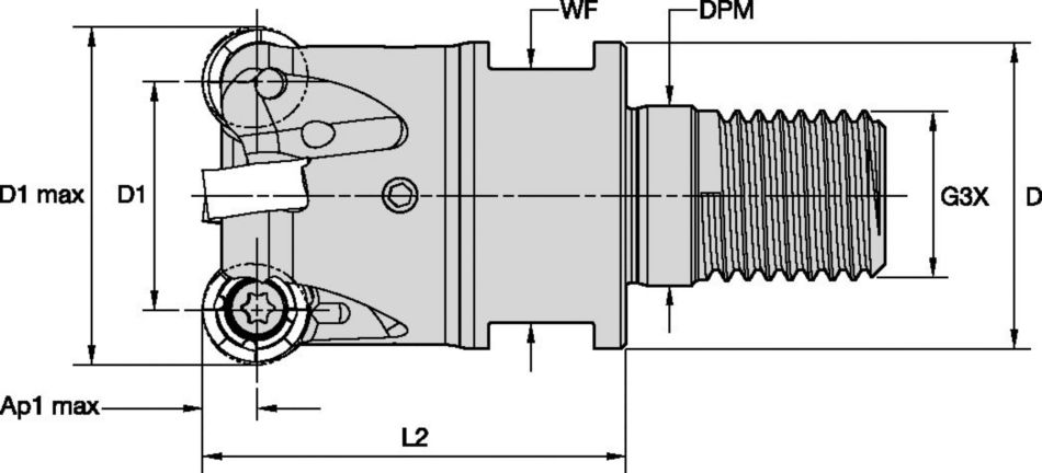 Screw-On End Mills