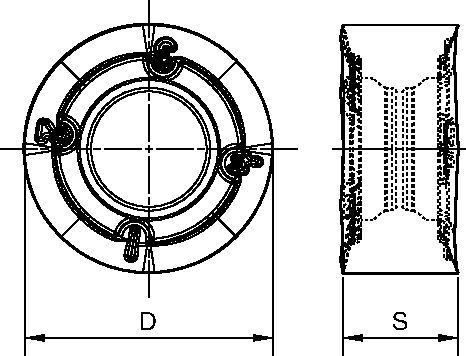 Rodeka™ 10 Indexable Inserts RN.J10..