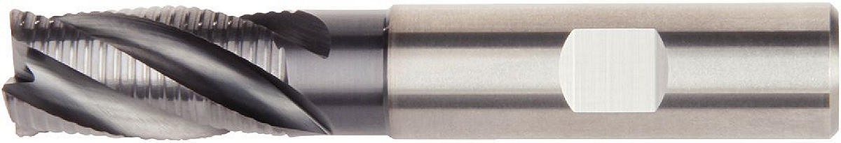 KenCut™ RR 整体硬质合金立铣刀，用于粗加工钢、不锈钢、铸铁、高温合金